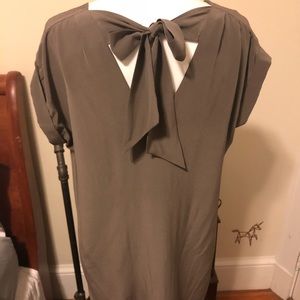 Silk shirt dress by Cynthia Rowley